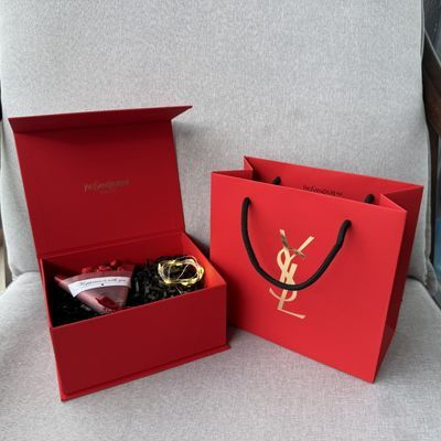 新款原版YSL礼品盒礼品袋包装盒盒套装节日礼品盒手提袋节日送礼优惠商品图片