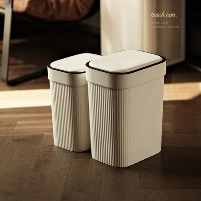 夹缝垃圾桶家用卫生间带盖厕所新款按压大容量客厅轻奢厨房纸篓