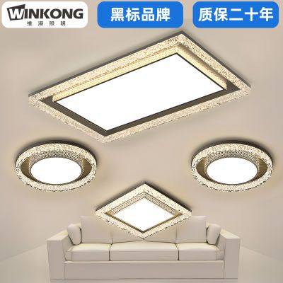 新款客厅主灯意式轻奢客厅灯现代简约智能吸顶灯全屋灯具套餐组合