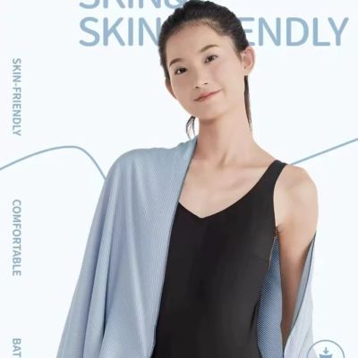 迪卡侬速干浴巾游泳毛巾吸水巾便携沙滩巾运动保暖温泉成人女IV