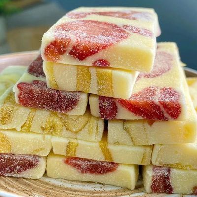【整箱23个】芒果奶糕奶砖独立包装草莓芒果干酸甜牛扎奶芙休闲