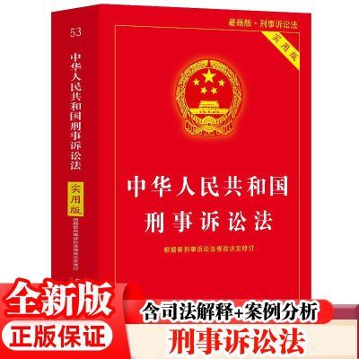 中华人民共和国刑事诉讼法 实用版 刑诉法条法规法律书籍