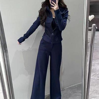 2025春季休闲减龄运动装套装女小个子洋气早春出游衣服高级感女装