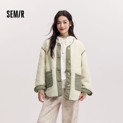 ���ڲ�����[ɭ��]����Ů�г����������ë���ɶ�ײɫ���޼п����洩 118.75Ԫ