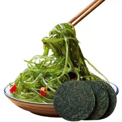 霞浦压缩海带丝小袋装烘干圆饼干货凉拌冲泡海带丝速食冲泡小包装