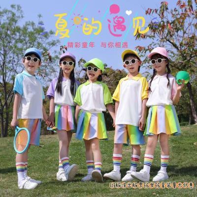 2025港风夏季六一幼儿园园服小学生校服演出短袖
