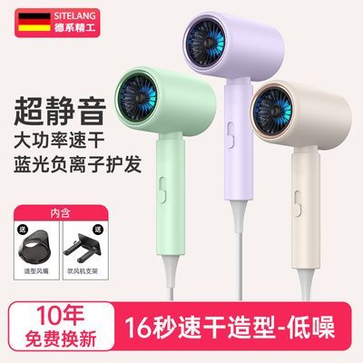 德系正品吹风机高速大功率负离子家用发廊护发速干冷热电吹风静音