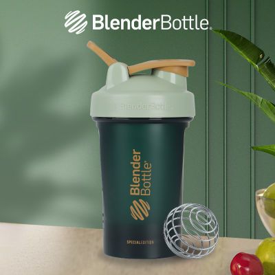 blenderbottle摇摇杯奶昔蛋白粉搅拌杯健身运动水杯带搅拌球简约