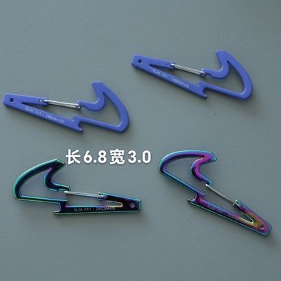 空军一号AF1镭射红色登山扣板鞋个性钩子多巴胺配饰