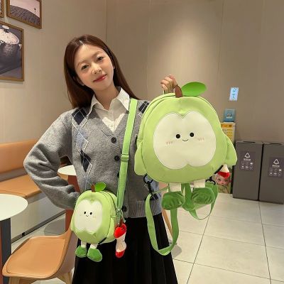 可爱包包帆布包单肩斜挎包双肩包卡通少女小背包高颜值春游休闲包