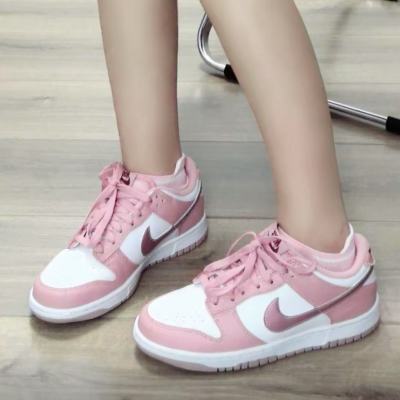 NIKE耐克正品Dunk LowGS经典低帮粉色休闲运动板鞋女DO6485-600