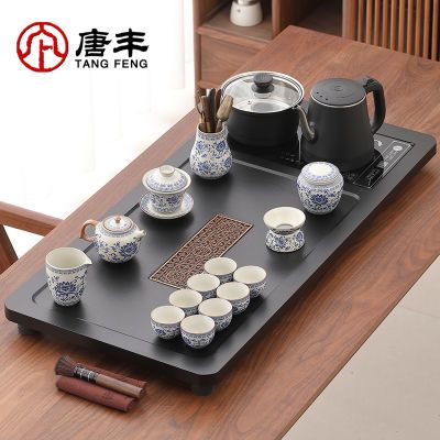 【唐丰】家用茶盘全自动底部上水烧水一体客厅功夫茶具整套大茶台茶海