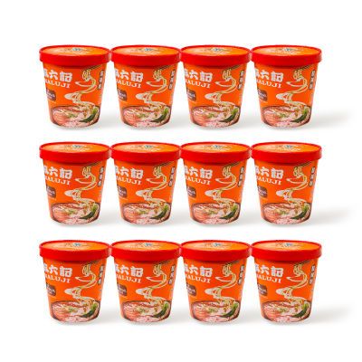 【麻六记】酸辣粉桶装红薯冲泡方便重庆速食粉丝有豆芽版本256g*12桶