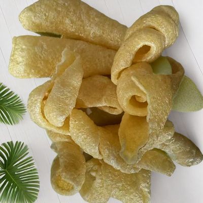 纯手工精品油炸猪皮皮肚油炸肉皮火锅响皮麻辣烫干货食材凉拌皮肚