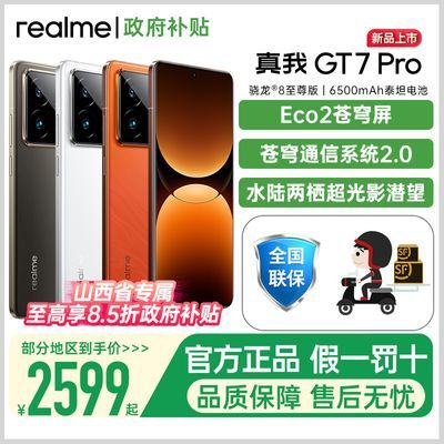 ڲrealme GT7 Pro 콢5GϷֻgt7pro16+256GB2994Ԫ