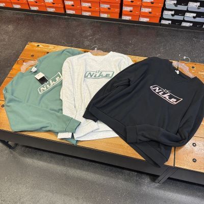 【耐克】Nike男子刺绣宽松休闲春秋运动卫衣套头衫HQ2957-010-051-361