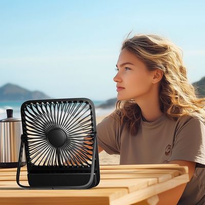 桌面小风扇超静音迷你便携折叠式办公室桌宿舍通用四档调节