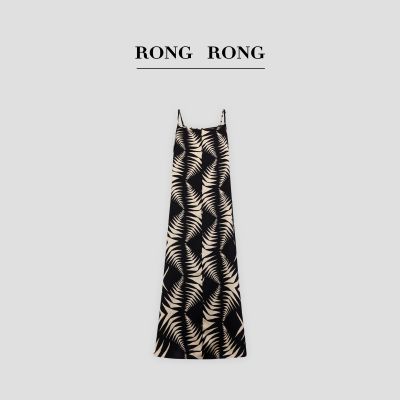���ڲ��������ܡ�ī����ϡ�RONGRONG �ڰ�ӡ�����ݵ�������ȹ X6411 269Ԫ