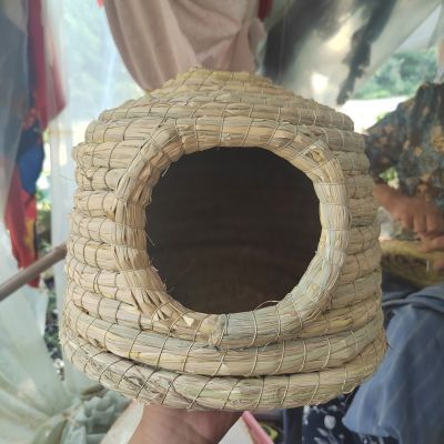 鹌鹑玄凤斑鸠稻草窝鸟窝鸽子窝保暖白鸽窝鸽巢孵蛋荷兰猪窝窝睡房