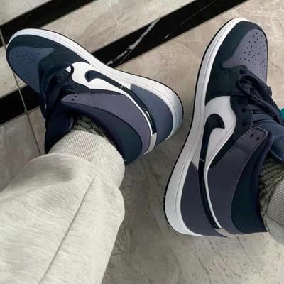 ڲAir Jordan 1 Mid AJ1 Ͻֺ а︴Ь 554724-445534Ԫ