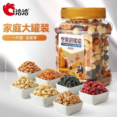 【2罐】洽洽坚果进化论每日坚果罐装500g大桶分享装果干休闲