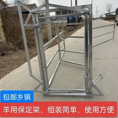 固定架架子羊用脚踏式打针疫苗防疫保定抓羊接种输液神器分流通道 原价¥360.8 券后¥247