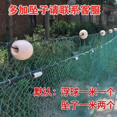 加密拉网拖网捕鱼网拉鱼网鱼塘围网渔网加粗小型隔网小型拉网大鱼