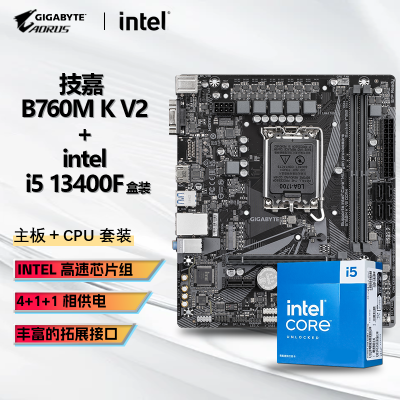INTEL I5 13400F װCPU+ B760M-K V2 D4 װUװ1121Ԫ