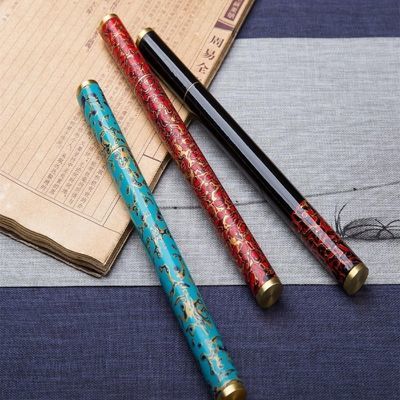 传统高档复古非遗古风大漆漆器国风商务旅行必备香筒加长分装