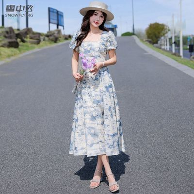 ���ڲ�����ѩ�з�����������������ȹ2025�ļ����ݷ�ʽ�¿������黨��ȹ��Ů 147Ԫ