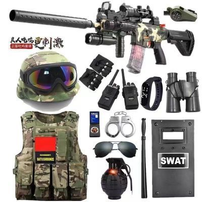 儿童警察玩具玩具枪套装特种兵特警演出服黑猫警长仿真全套装备