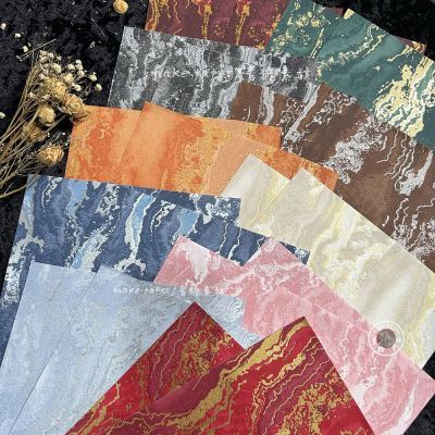 10色鎏金流动纹理背景纸烫金烫银特种纸diy手帐流麻扎包素材纸