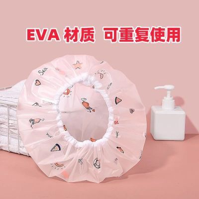 浴帽女防水淋浴经久耐用重复使用成人加厚洗头帽防油烟厨房加大号