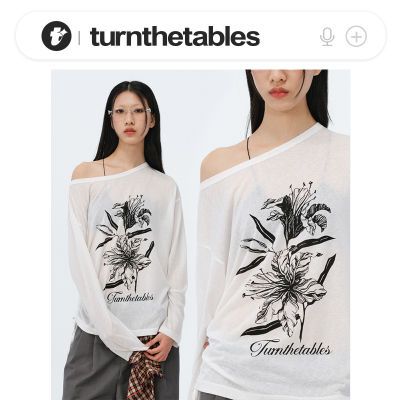 ���ڲ���������Ʒ��Turnthetables����ӡ������¶������T��Ů��ϵ���ó����� 101Ԫ