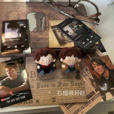 成品萨姆迪恩美剧成品钩织原创设计挂件钥匙扣手工编织diy【1