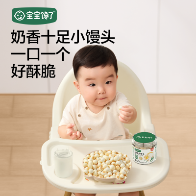 宝宝馋了无添加儿童零食果蔬小馒头奶豆送1岁婴儿幼儿辅食食谱