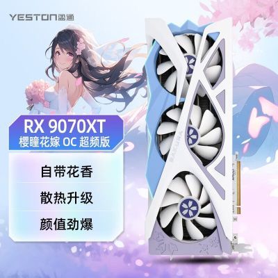 ӯͨ AMD RX 9070XT 16GD6 ӣͫ aiģϷ羺Կ5019Ԫȯ