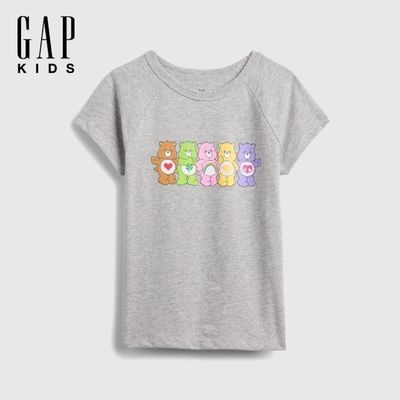 百亿补贴：Gap女童2025夏季新款卡通印花圆领短袖T恤儿童装上衣美版781910 124元