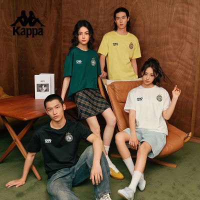 Kappa卡帕背靠背2025夏季新款运动短袖男休闲纯棉t恤透气上衣女款