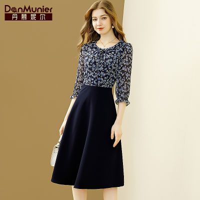 ���ڲ���������Ľ�ݶ�����ʽ�黨ѩ��ƴ������ȹŮ2025�ļ��¿���������a��ȹ�� 293Ԫ