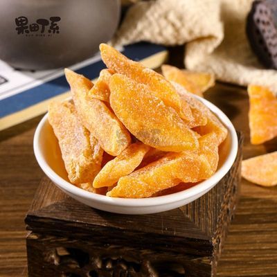 【贵但好吃】黄桃干桃肉水蜜桃果脯肉干酸甜果干蜜饯水果休闲零食优惠商品图片