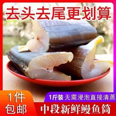 鳗鱼干鳗鱼筒鳗鱼中段咸鱼干5成干海鳗鱼新鲜去头去尾切块风干