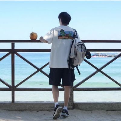 百亿补贴：@港仔文艺男 320g重磅短袖男夏季立体玩偶宽松半袖上衣 98元