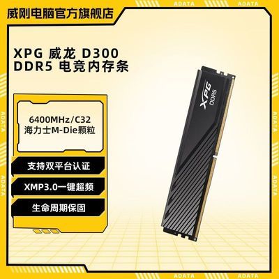 ڲXPGD300 16G 6400̨ʽڴDDR5ʿM-DIE355Ԫ