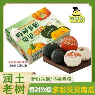 百亿补贴：【顺丰礼盒】多色混搭贝贝南瓜精品新鲜蔬菜宝宝辅食4斤起 29.9元