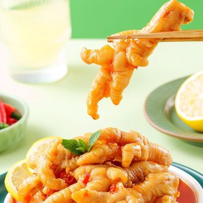 小胡鸭去骨鸡爪200g*2盒 23.6元 - 线报酷