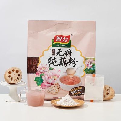 【智力】西湖无糖纯藕粉420g冲泡营养网红健康胃好正宗原味早餐食品