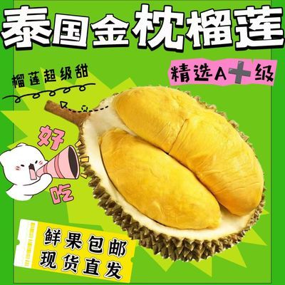 【榴莲畅享】泰国金枕榴莲新鲜应季带壳巴掌榴莲批发包邮热卖
