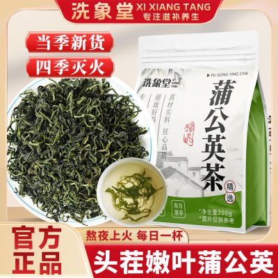 洗象堂蒲公英茶蒲公英茶纯天然野生特级泡水无硫新货200g药食同源