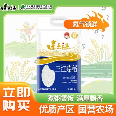三江臻稻 香稻贡米 鲜米 一年一季  直供 东北大米 优质一级 5kg